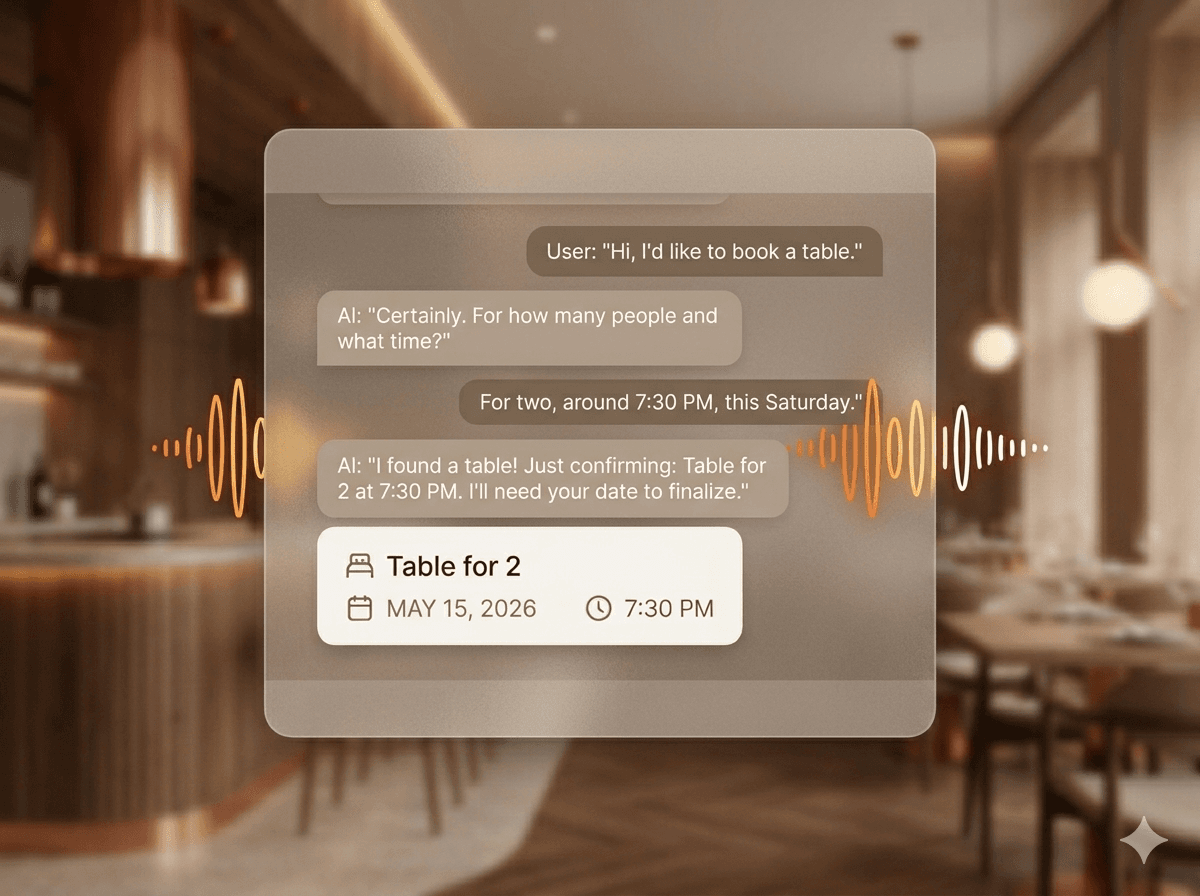 Restaurant Booking Agent — Sofia